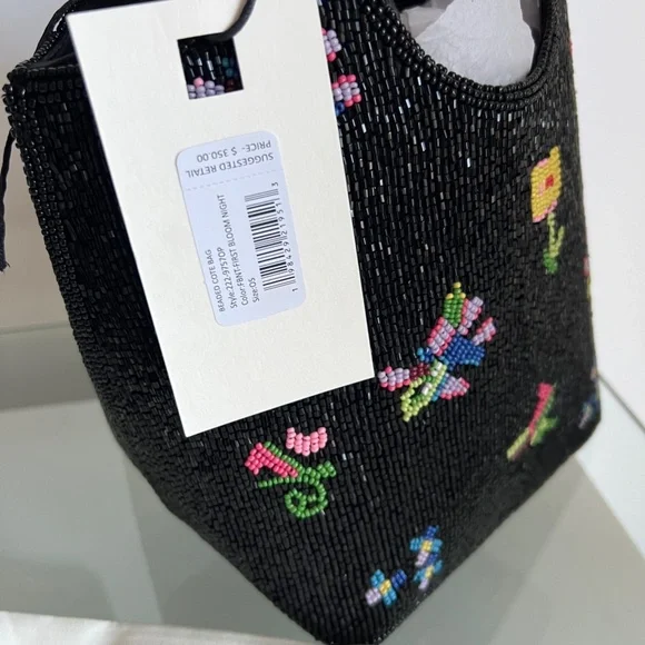 STAUD First Bloom Night Beaded Cote Bag - Picture 6 of 11